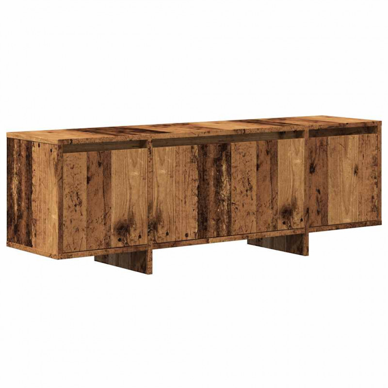 Szafka TV, stare drewno, 120x30x40,5cm, materiał drewnopochodny