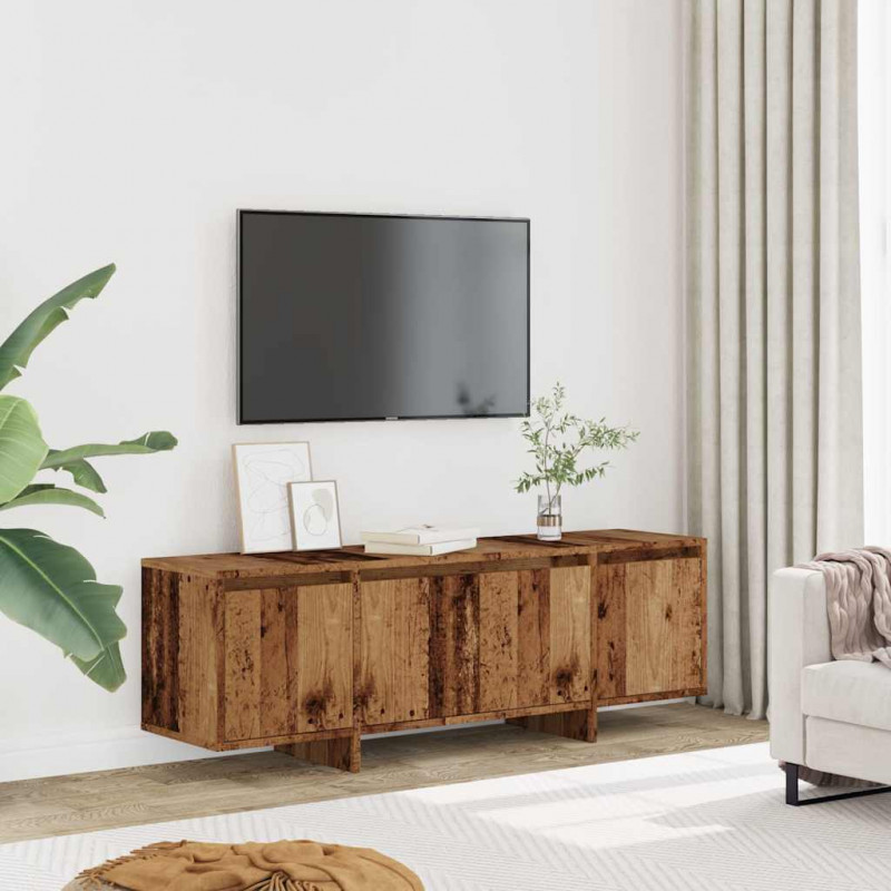 Szafka TV, stare drewno, 120x30x40,5cm, materiał drewnopochodny