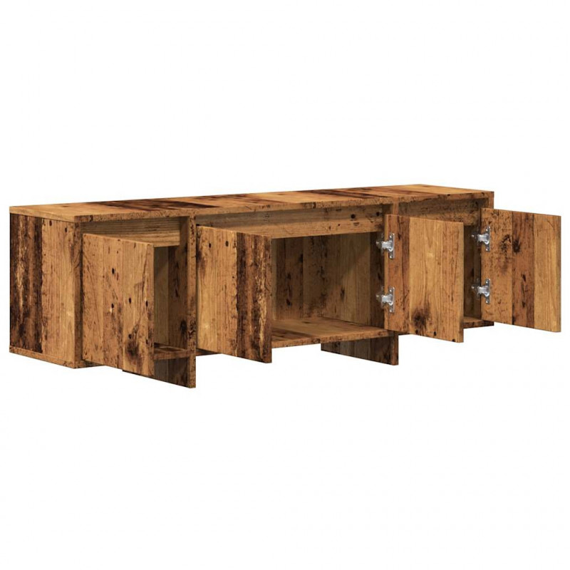 Szafka TV, stare drewno, 120x30x40,5cm, materiał drewnopochodny