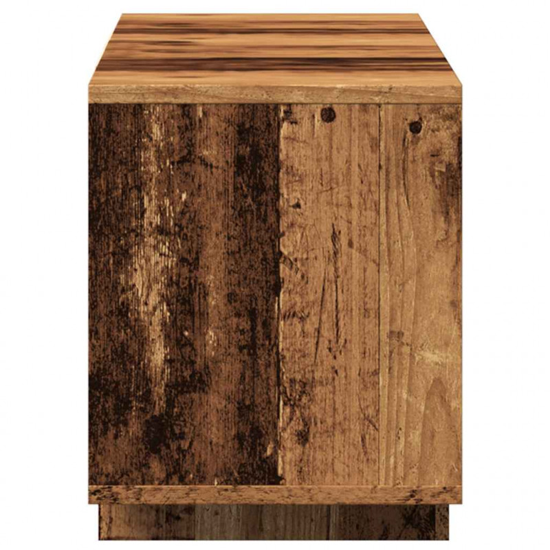 Szafka TV, stare drewno, 120x30x40,5cm, materiał drewnopochodny