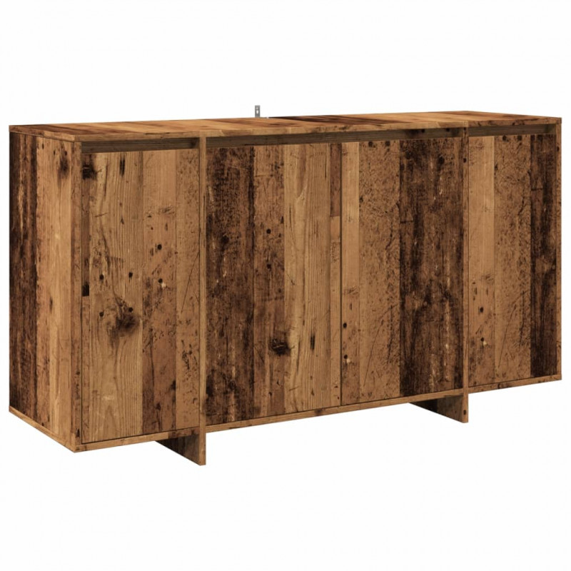 Szafka, stare drewno, 135x41x75 cm, materiał drewnopochodny
