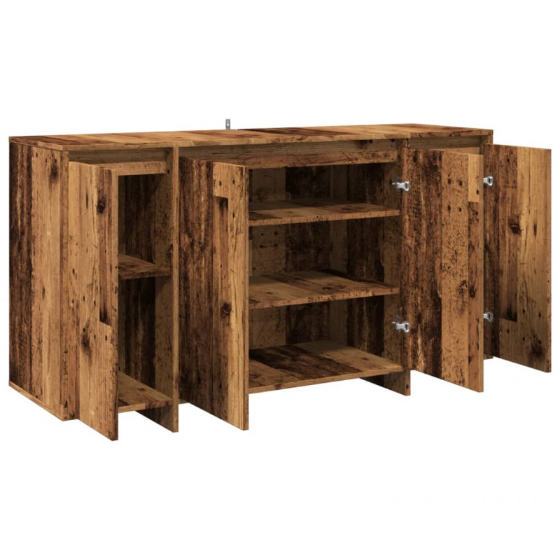 Szafka, stare drewno, 135x41x75 cm, materiał drewnopochodny