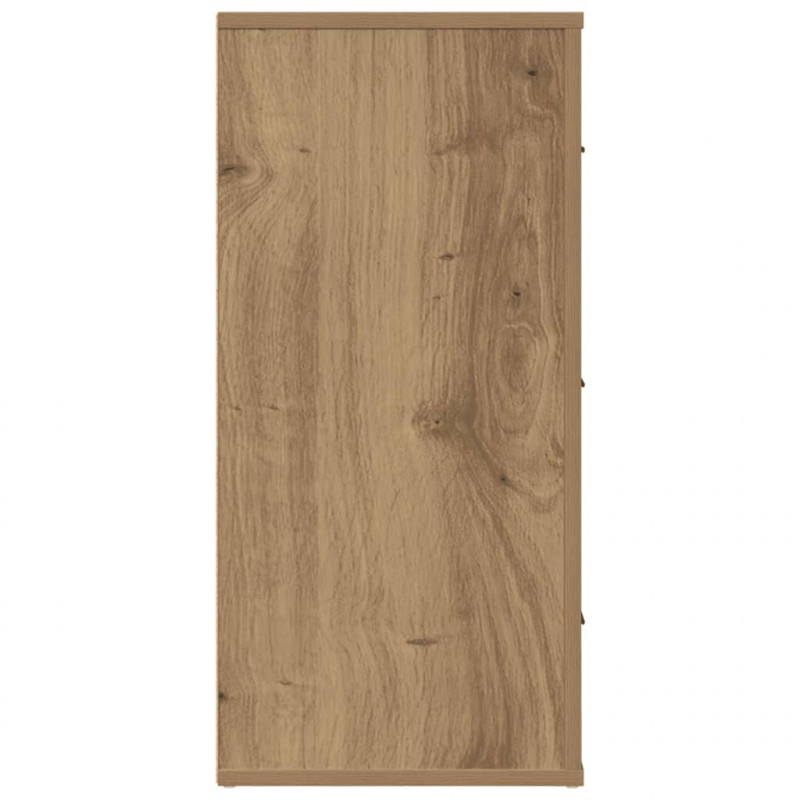 Szafka, dąb artisian, 80x33x70 cm, materiał drewnopochodny