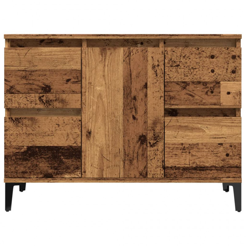 Szafka pod umywalkę, stare drewno, 80x33x60 cm