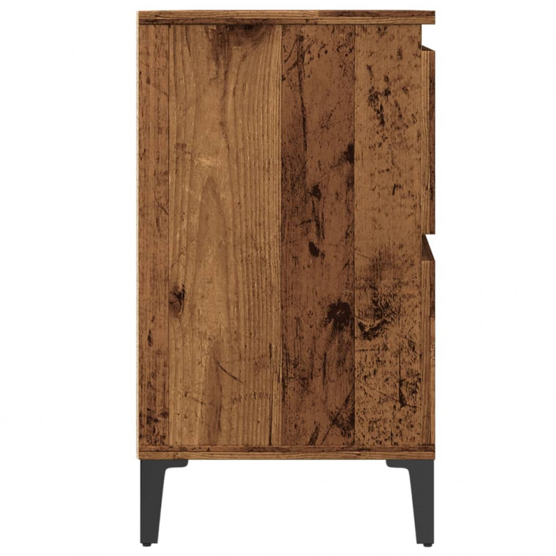 Szafka pod umywalkę, stare drewno, 80x33x60 cm
