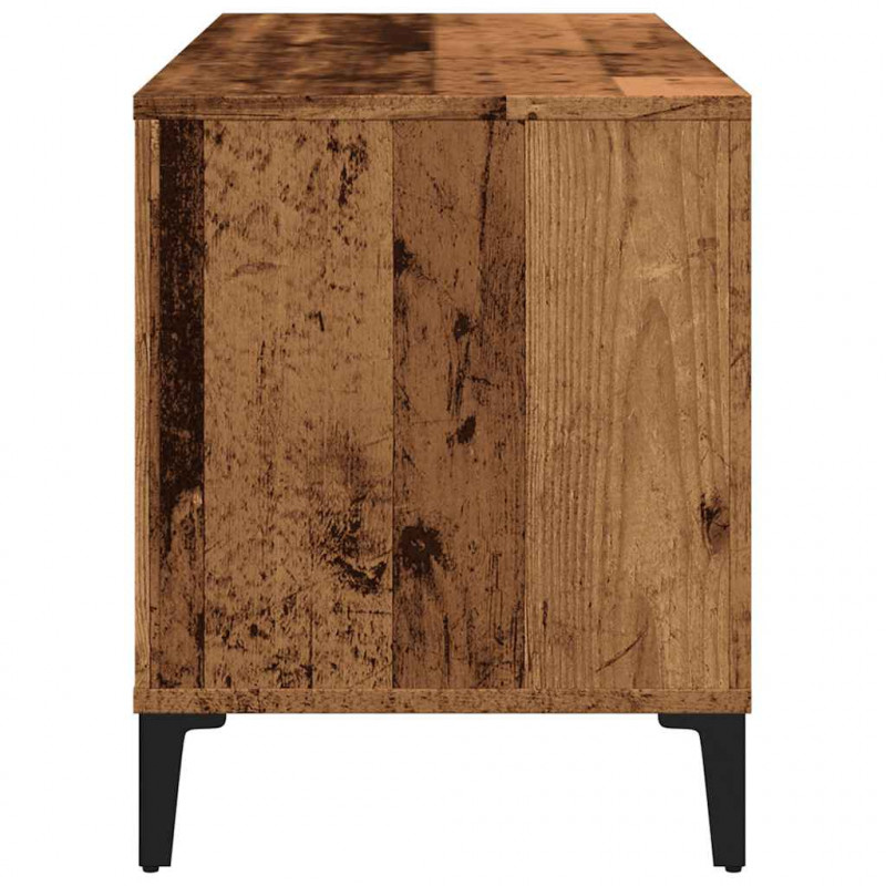 Szafka na płyty, stare drewno, 100x38x48 cm