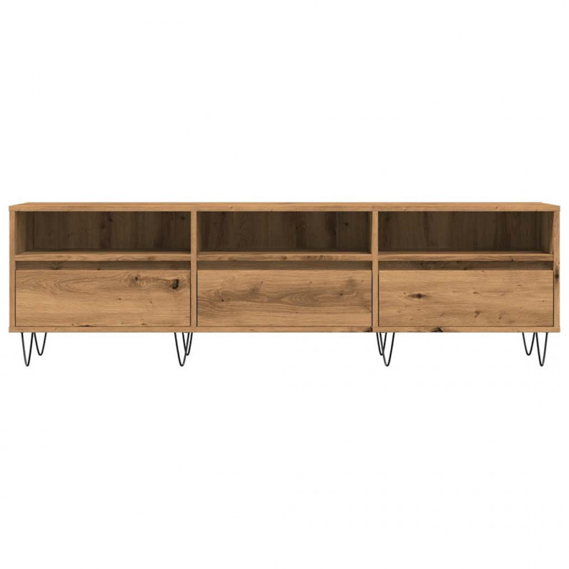 Szafka pod TV, dąb artisan, 150x30x44,5 cm