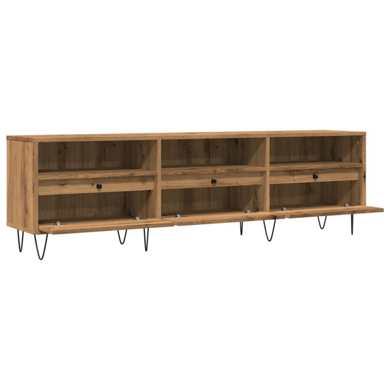 Szafka pod TV, dąb artisan, 150x30x44,5 cm