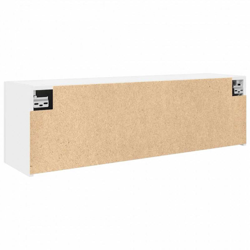 Wisząca szafka łazienkowa, biała, 100x25x30 cm