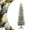 Sztuczna choinka, ośnieżona, 150 lampek LED, 150 cm