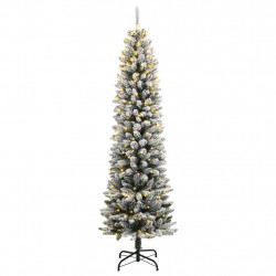 Sztuczna choinka, ośnieżona, 150 lampek LED, 150 cm
