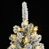 Sztuczna choinka, ośnieżona, 150 lampek LED, 150 cm