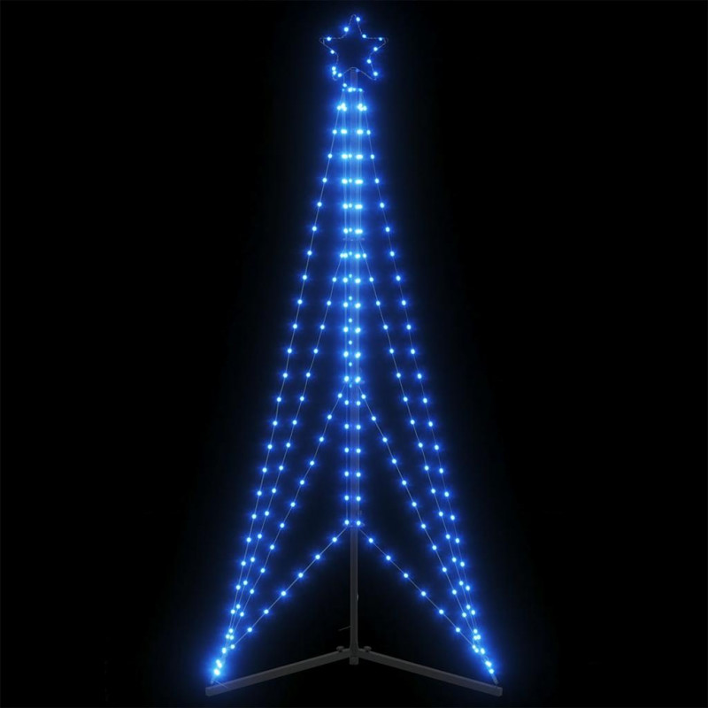 Lampki choinkowe, 363 niebieskich LED, 182 cm