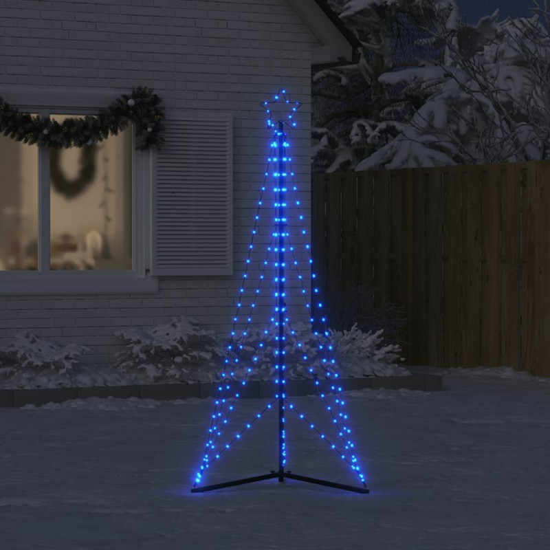 Lampki choinkowe, 363 niebieskich LED, 182 cm
