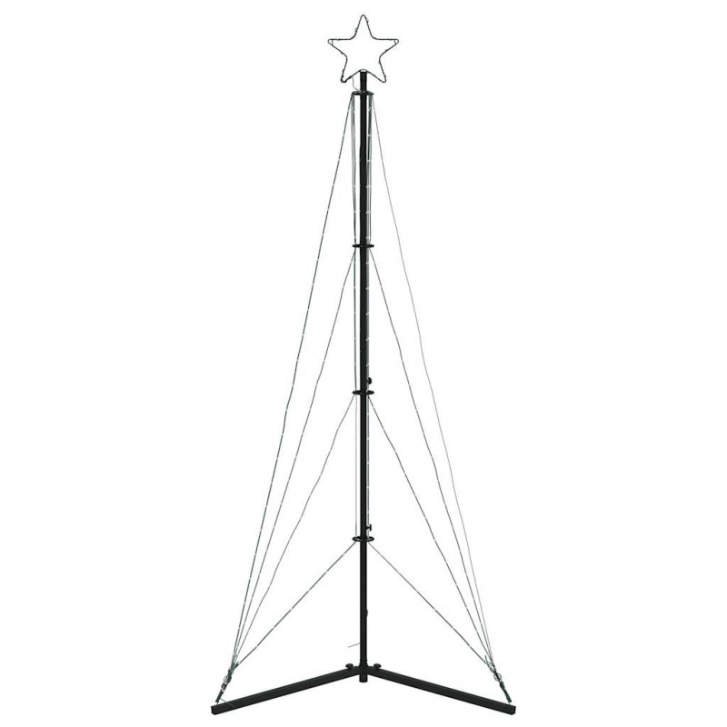 Lampki choinkowe, 363 niebieskich LED, 182 cm