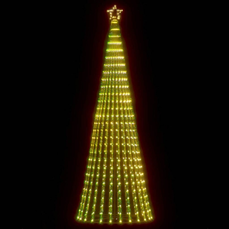 Stożkowa choinka z lampek, 475 ciepłych białych LED, 247 cm