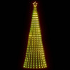 Stożkowa choinka z lampek, 475 ciepłych białych LED, 247 cm