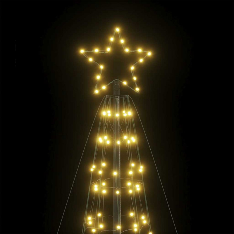 Choinka z lampek, z kołkami, 1534 ciepłych białych LED, 500 cm