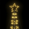 Choinka z lampek, z kołkami, 1534 ciepłych białych LED, 500 cm