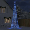 Choinka z lampek, z kołkami, 1534 niebieskich LED, 500 cm