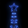 Choinka z lampek, z kołkami, 1534 niebieskich LED, 500 cm