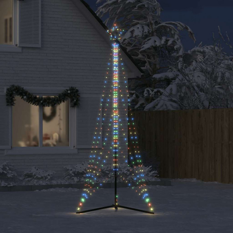 Lampki choinkowe, 525 kolorowych LED, 302 cm