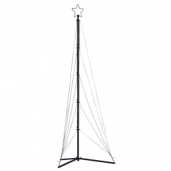 Lampki choinkowe, 525 kolorowych LED, 302 cm
