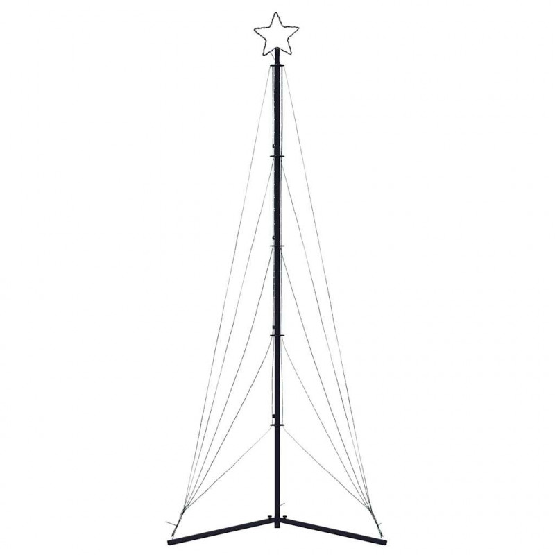 Lampki choinkowe, 525 kolorowych LED, 302 cm