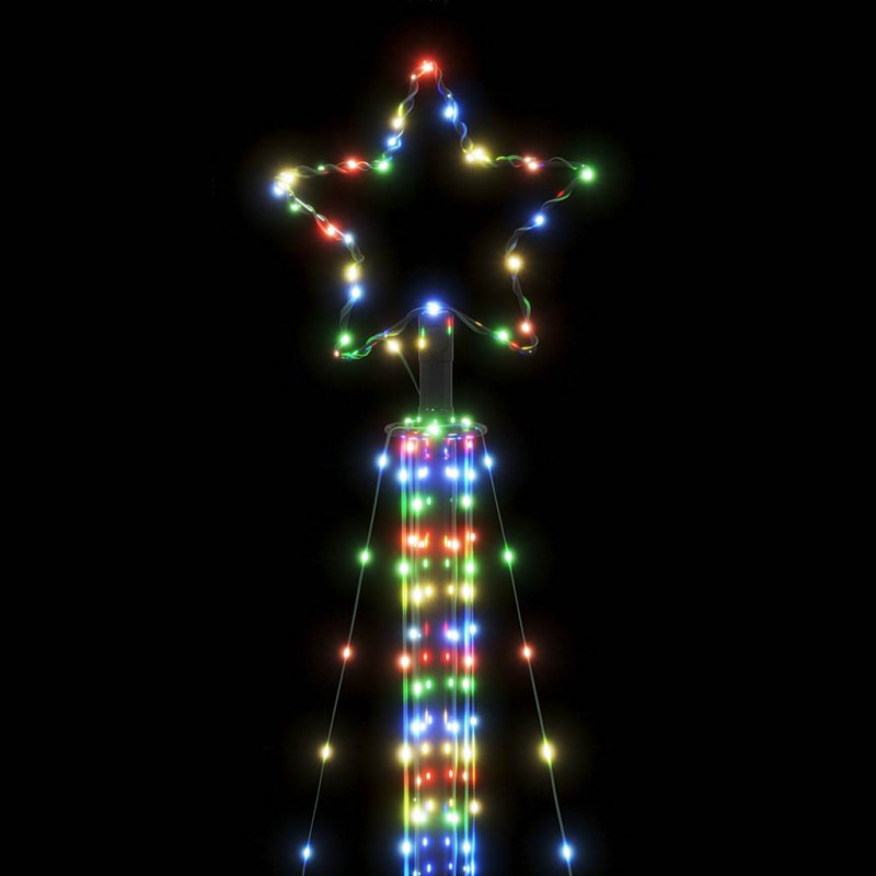 Lampki choinkowe, 525 kolorowych LED, 302 cm