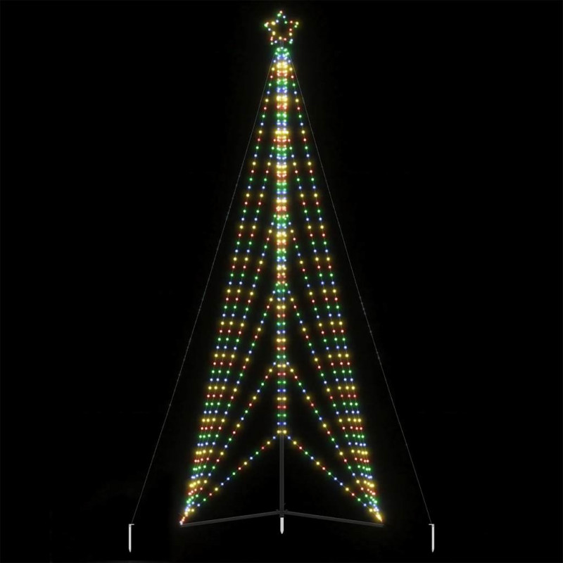 Lampki choinkowe, 861 kolorowych LED, 478 cm