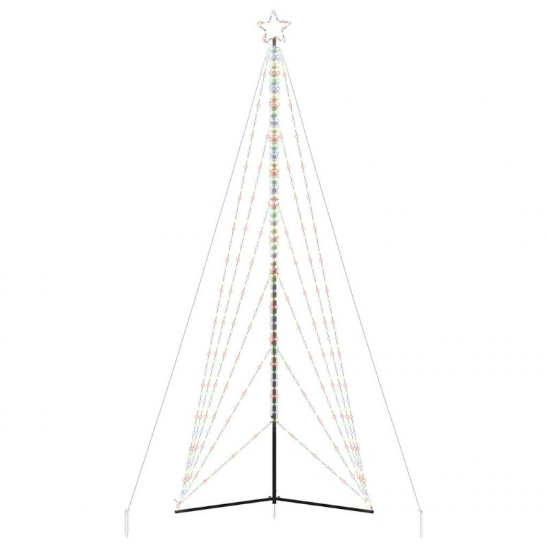 Lampki choinkowe, 861 kolorowych LED, 478 cm