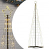 Stożkowa choinka z lampek, 550 ciepłych białych LED, 304 cm