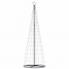 Stożkowa choinka z lampek, 550 ciepłych białych LED, 304 cm