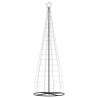Stożkowa choinka z lampek, 550 ciepłych białych LED, 304 cm