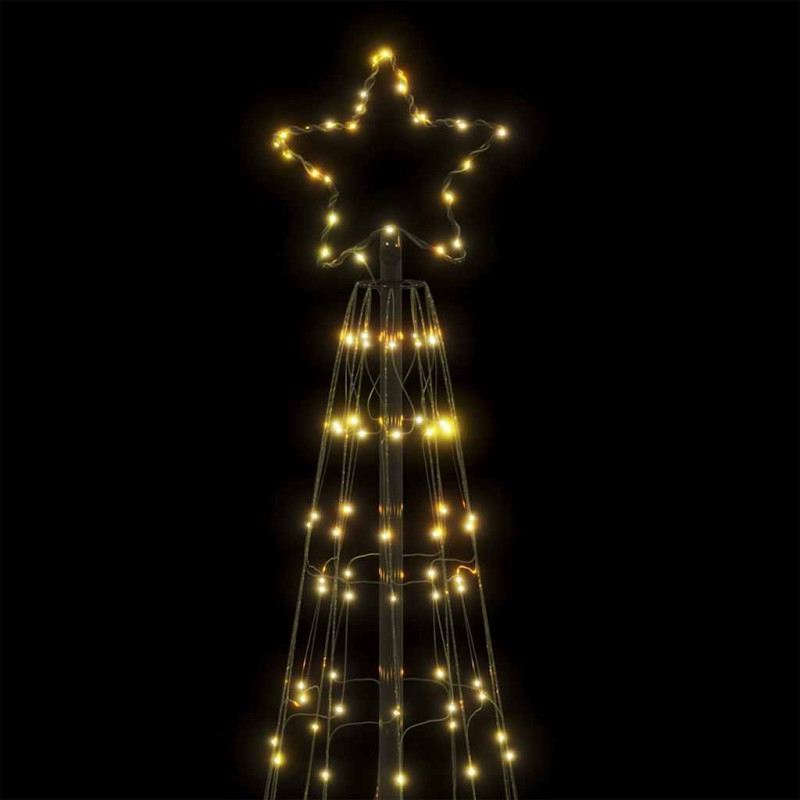 Stożkowa choinka z lampek, 550 ciepłych białych LED, 304 cm