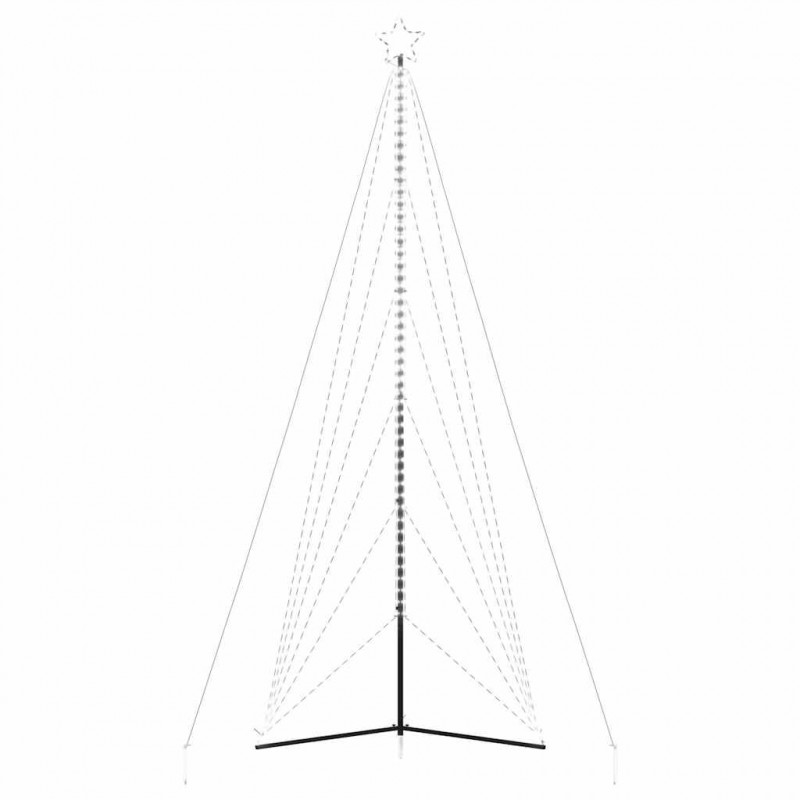 Lampki choinkowe, 861 zimnych białych LED, 478 cm