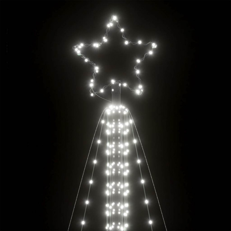 Lampki choinkowe, 861 zimnych białych LED, 478 cm