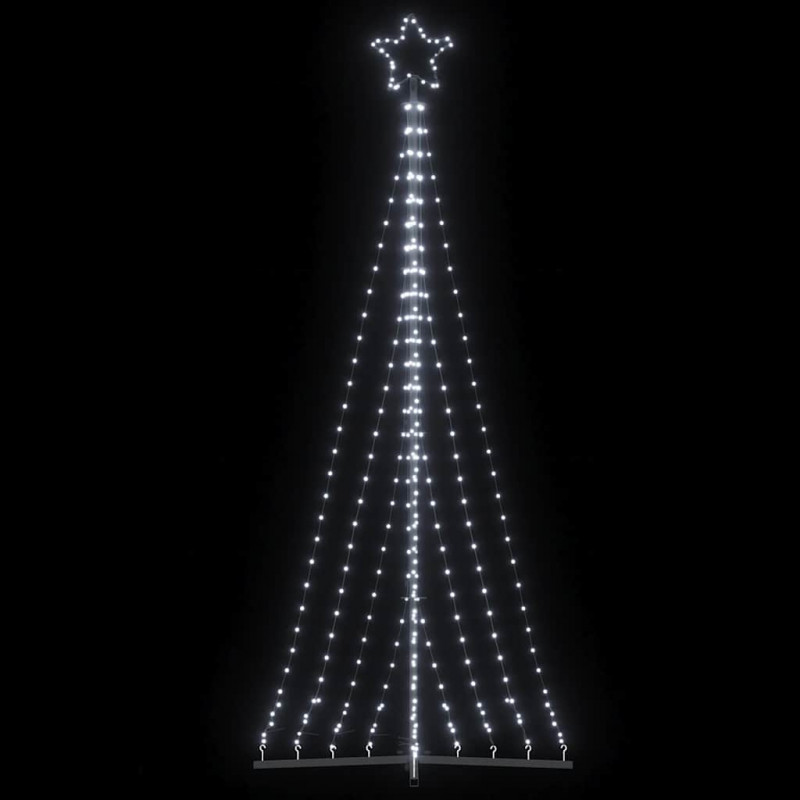 Lampki choinkowe, 447 zimnych białych LED, 249 cm