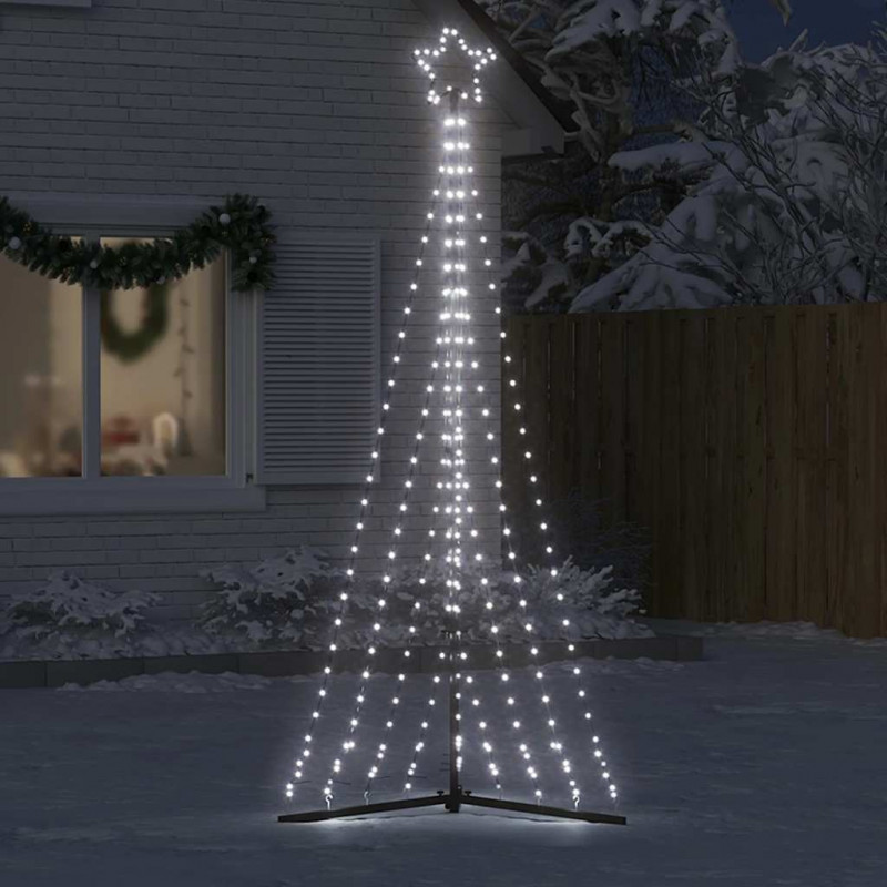 Lampki choinkowe, 447 zimnych białych LED, 249 cm