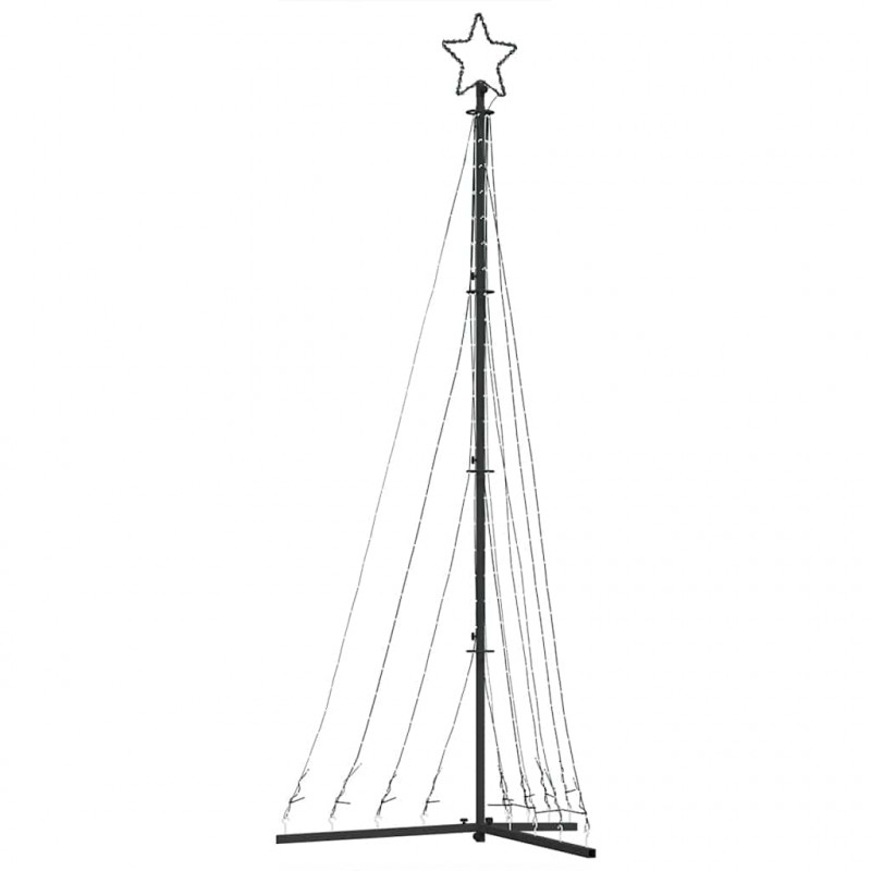 Lampki choinkowe, 447 zimnych białych LED, 249 cm