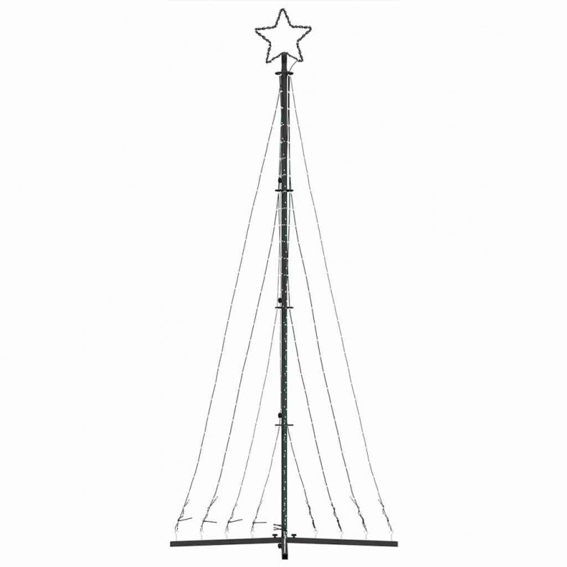 Lampki choinkowe, 447 zimnych białych LED, 249 cm
