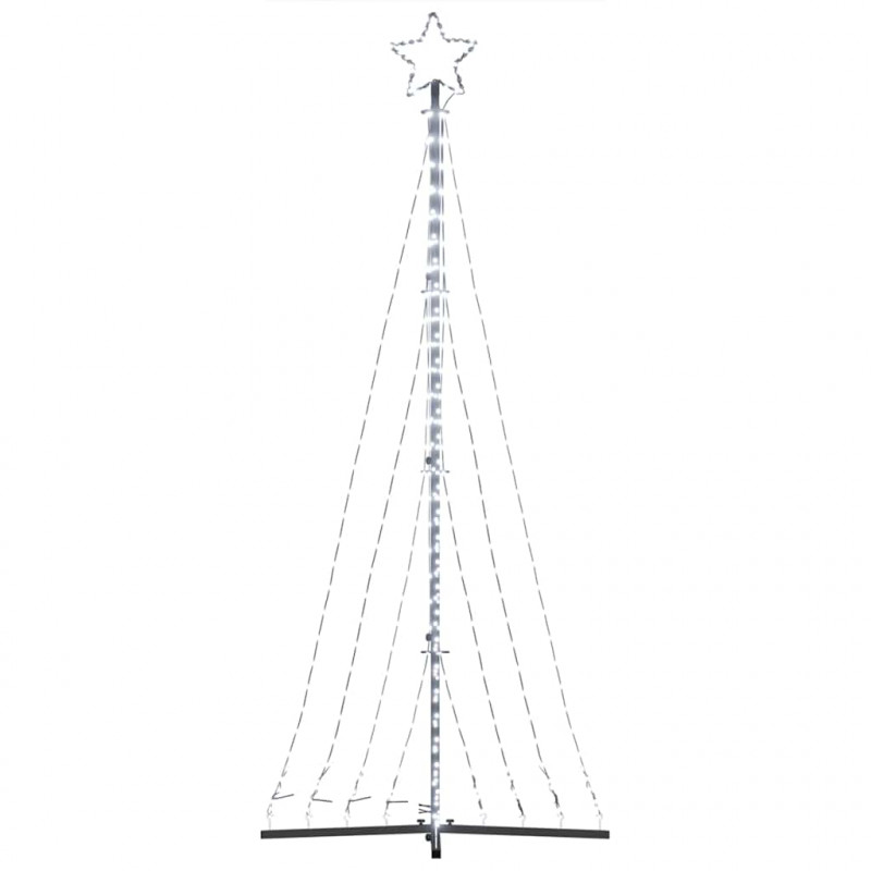 Lampki choinkowe, 447 zimnych białych LED, 249 cm