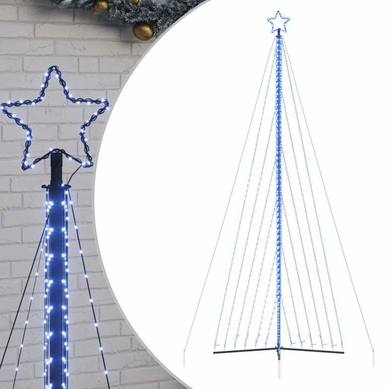 Lampki choinkowe, 789 niebieskich LED, 476 cm