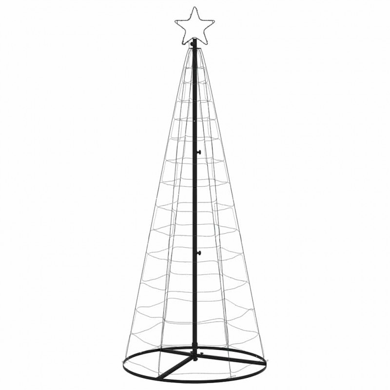Stożkowa choinka z lampek, 200 niebieskich LED, 182 cm