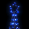 Stożkowa choinka z lampek, 200 niebieskich LED, 182 cm