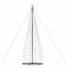 Stożkowa choinka z lampek, 1534 kolorowych LED, 503 cm