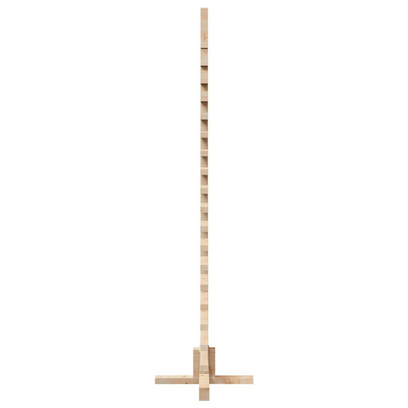 Drewniana choinka do udekorowania, 150 cm, lite drewno sosnowe