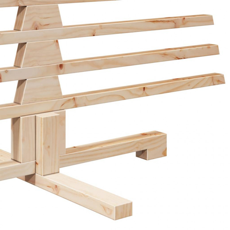 Drewniana choinka do udekorowania, 210 cm, lite drewno sosnowe
