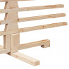 Drewniana choinka do udekorowania, 210 cm, lite drewno sosnowe