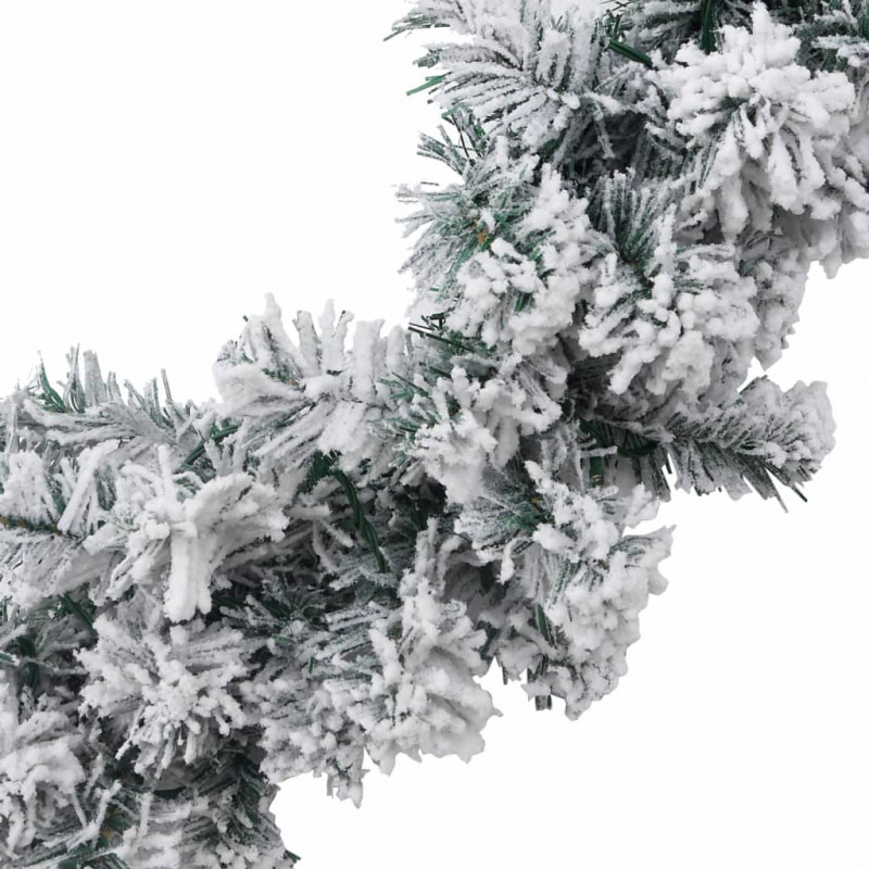 Świąteczna girlanda z lampkami LED, zielona, 20 m, PVC